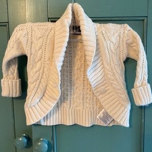 Ivory shawl cardigan